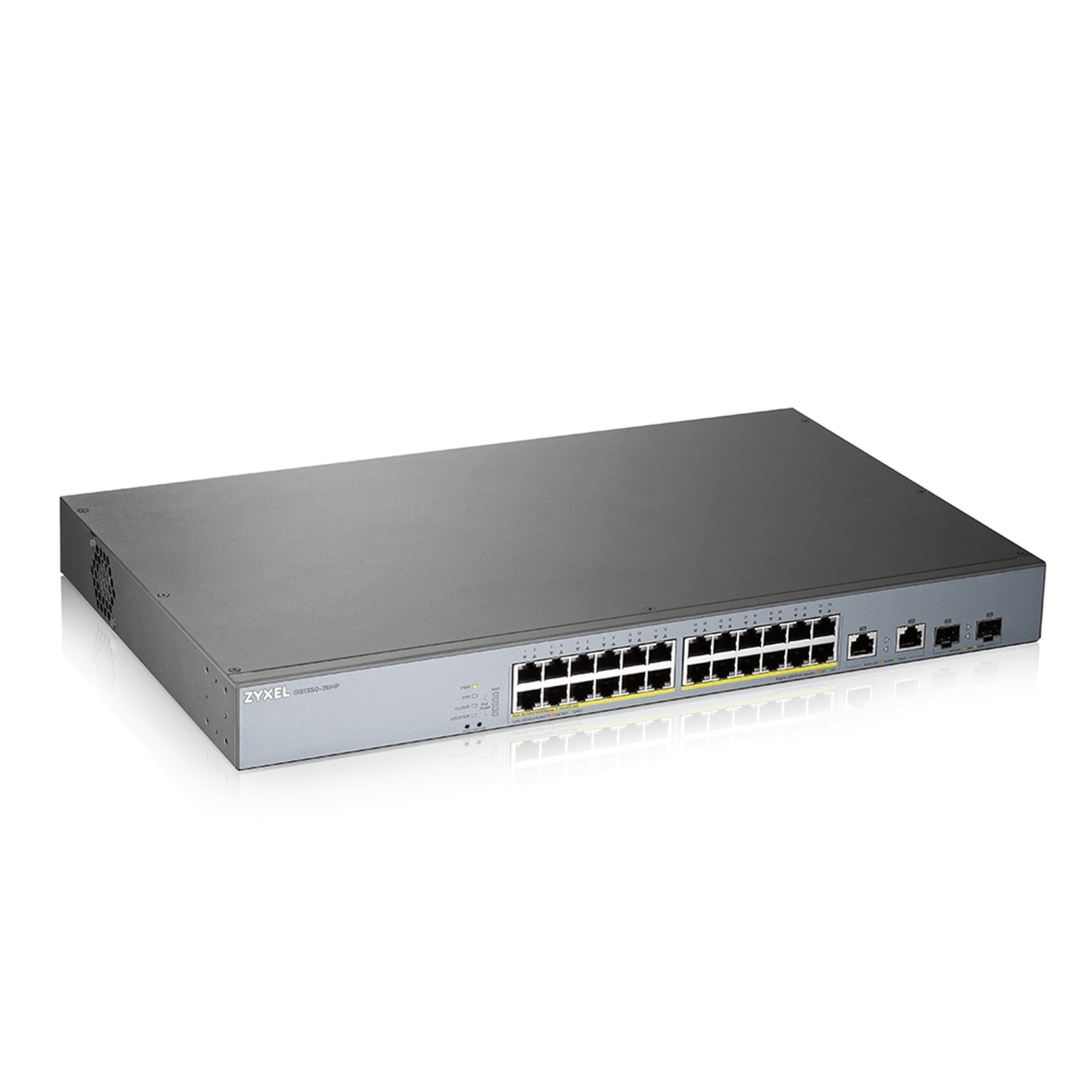 Zyxel Switch 26x GE GS1350-26PoE Long Range 375W Managed
