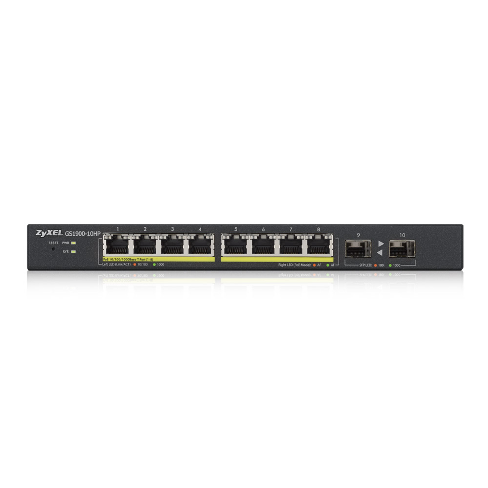 Zyxel GS1900-10HP Switch Smart