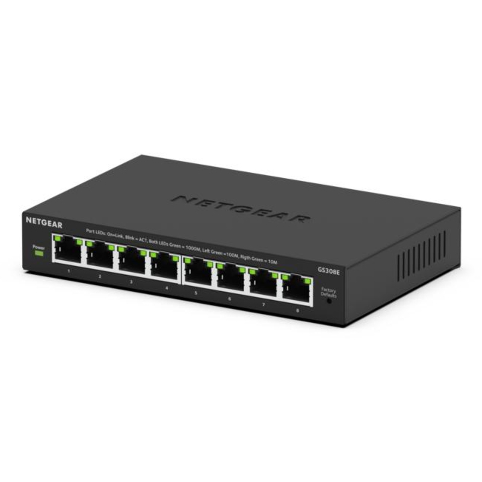NETGEAR 300 Series SOHO Plus GS308E Switch L3 Lite Smart 8 X 10/100/1000