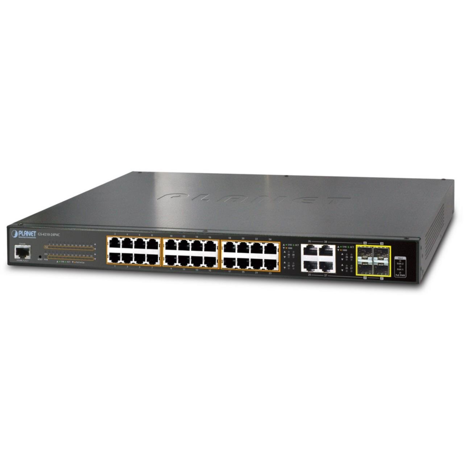 PLANET GS-4210-24PL4C Switch Managed 24 X 10/100/1000 (PoE+)