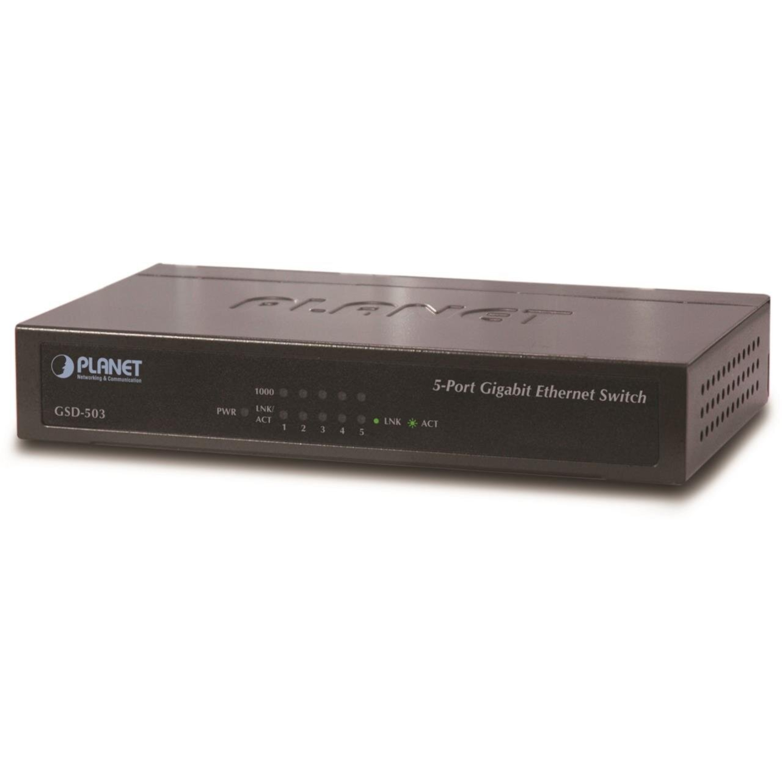 PLANET 5-Port 10/100/1000Mbps Gigabit Ethernet Switch External