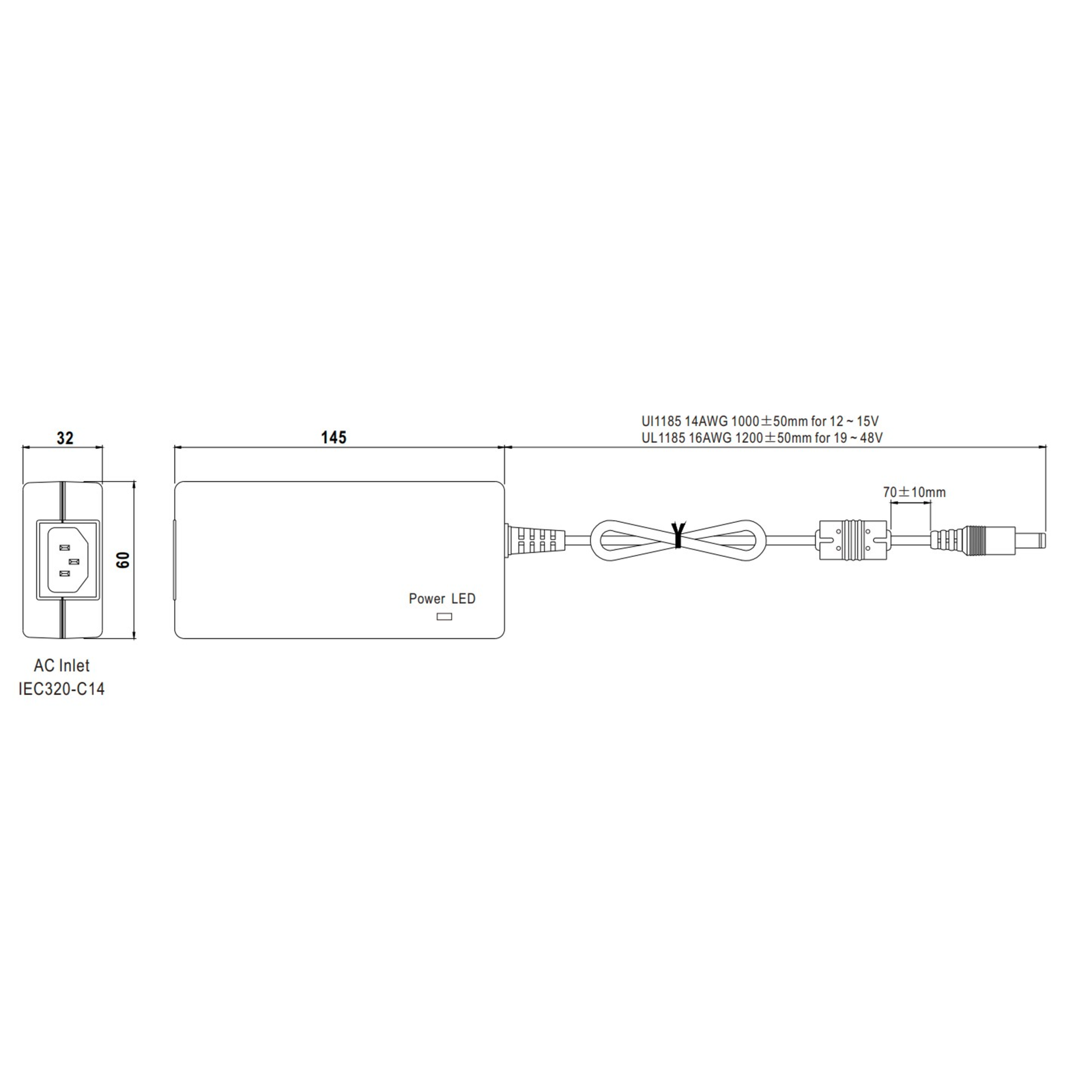 Synergy21 MW GST90A19 Desktop Power Supply 90 W 19 V 4.74 A