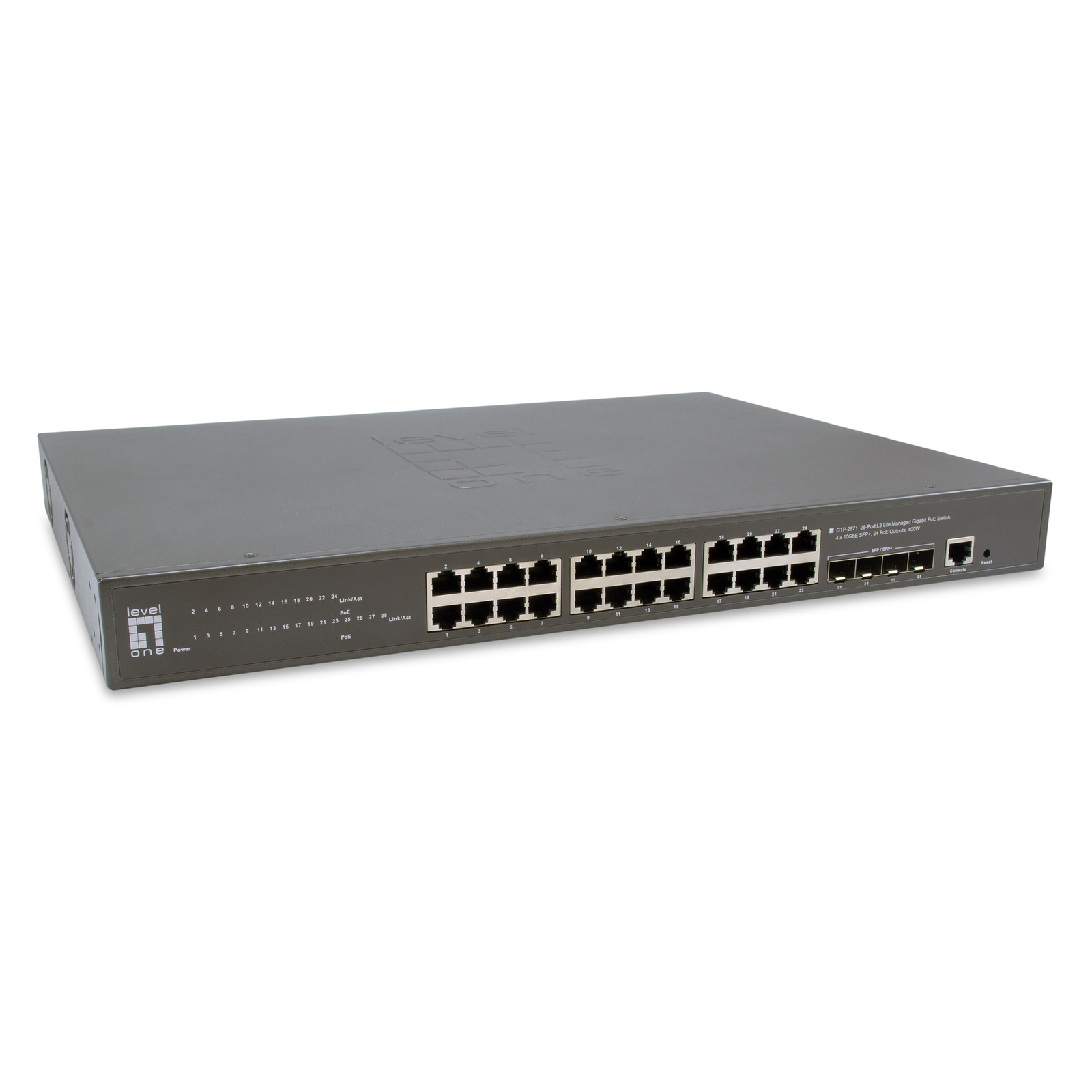 LevelOne Switch 24x GE GTP-2871 4x10GSFP+19
