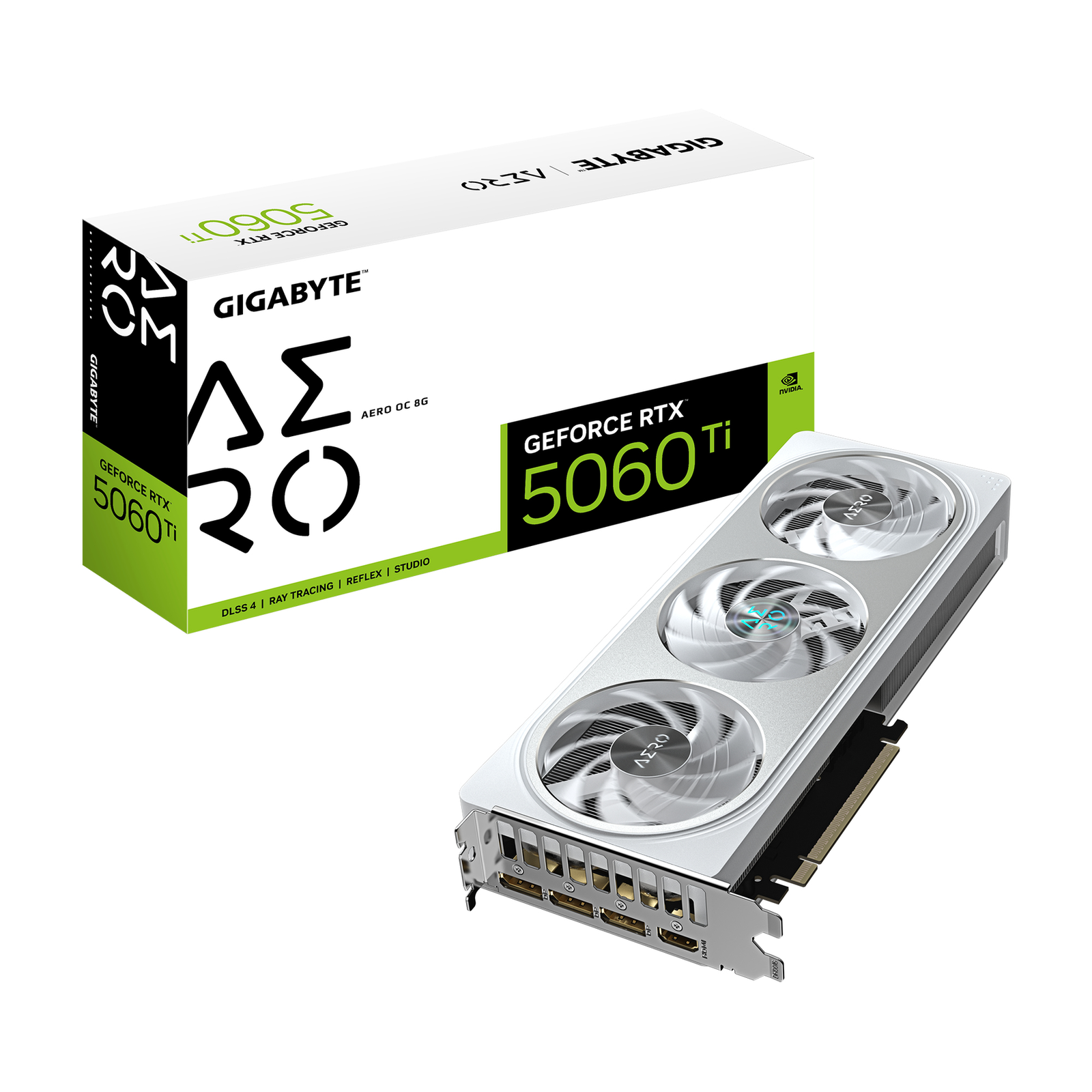 GIGABYTE VGA NVIDIA GeForce RTX 5060 Ti AERO OC 8G 8G GDDR7 3xDP 1xHDMI