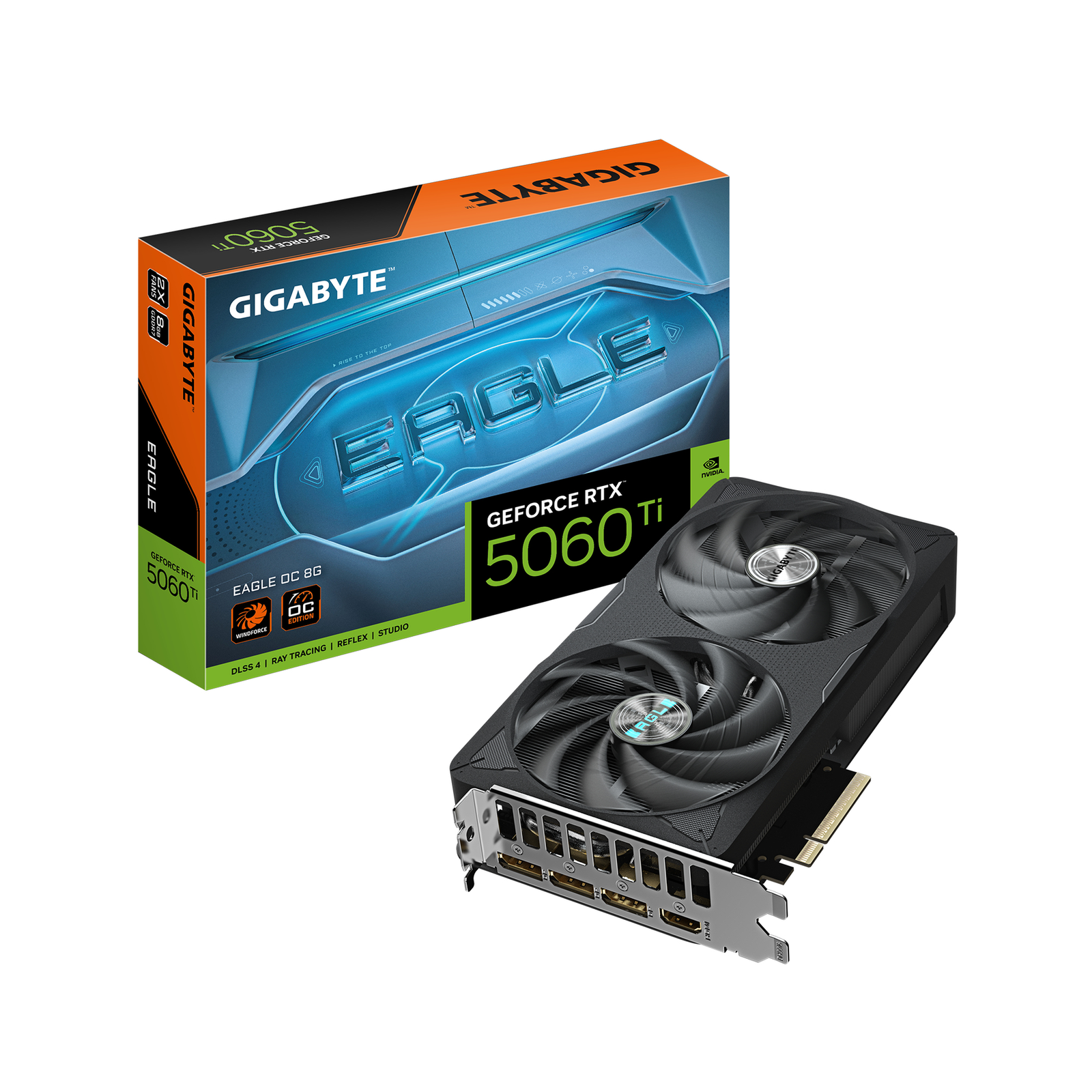 GIGABYTE VGA NVIDIA GeForce RTX 5060 Ti EAGLE OC 8G 8G GDDR7 3xDP 1xHDMI