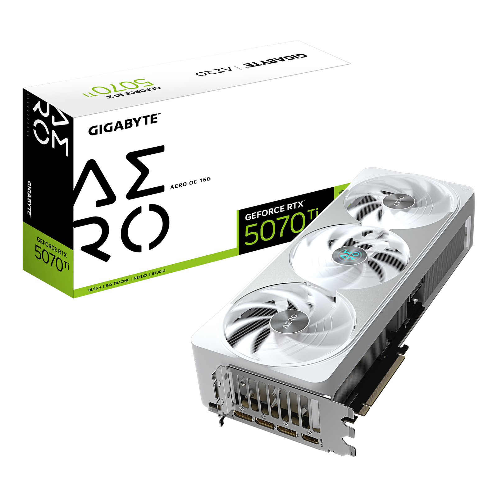 GIGABYTE RTX 5070TI 16GO AERO OC 16GO GDDR7 HDMI 3X DP