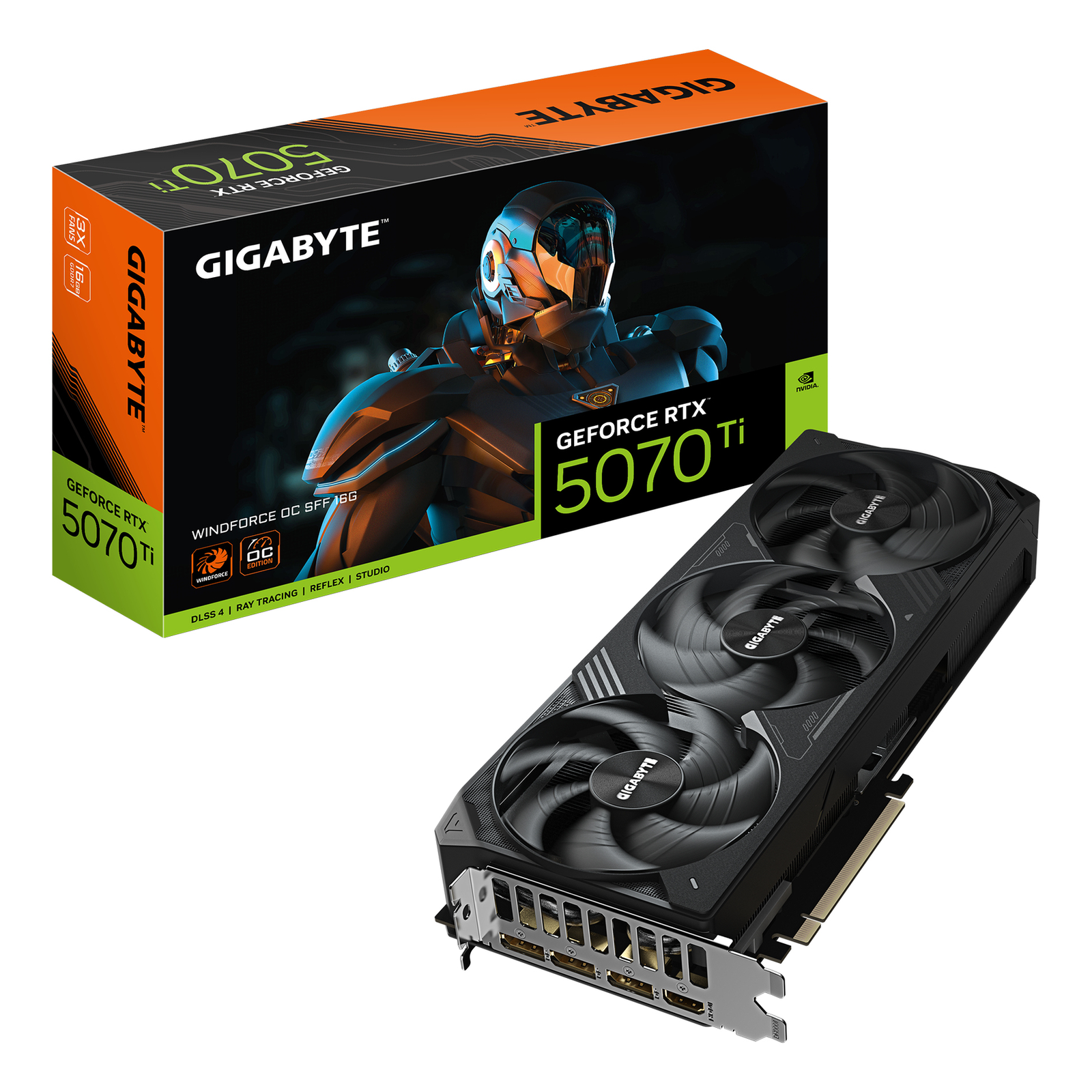 GIGABYTE GEFORCE RTX 5070 TI WINDFORCE OC SFF 16G