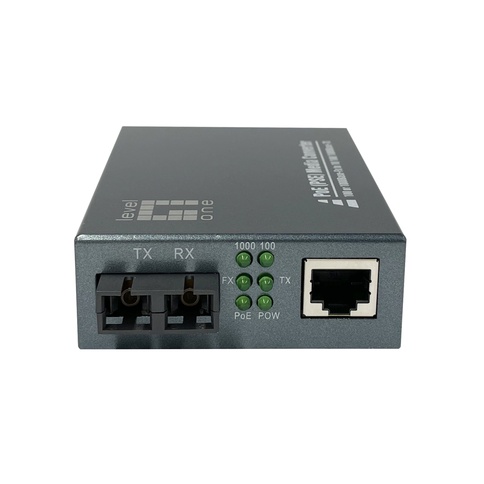 LevelOne Converter GVT-2013 10 100 1000T-RJ45 to SCmm PSE