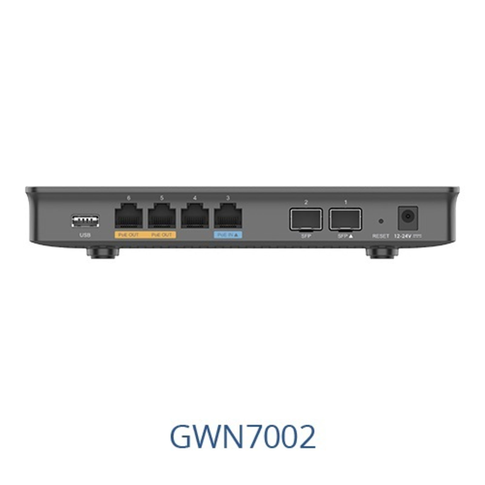 Grandstream Networks GWN7002 Ethernet WAN 2.5 Gigabit Ethernet Gigabit Ethernet Black