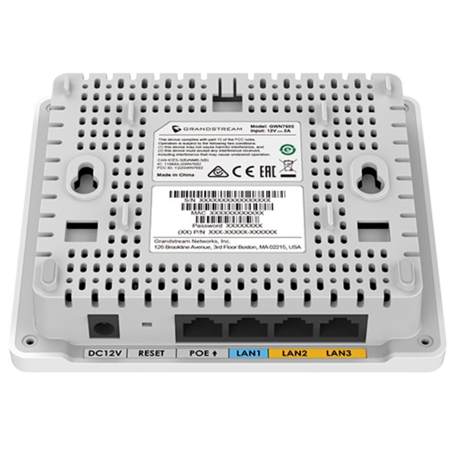 Grandstream Networks GWN7604 Wi-Fi 6 Access Point with Integrated PoE Switch Access Point WLAN
