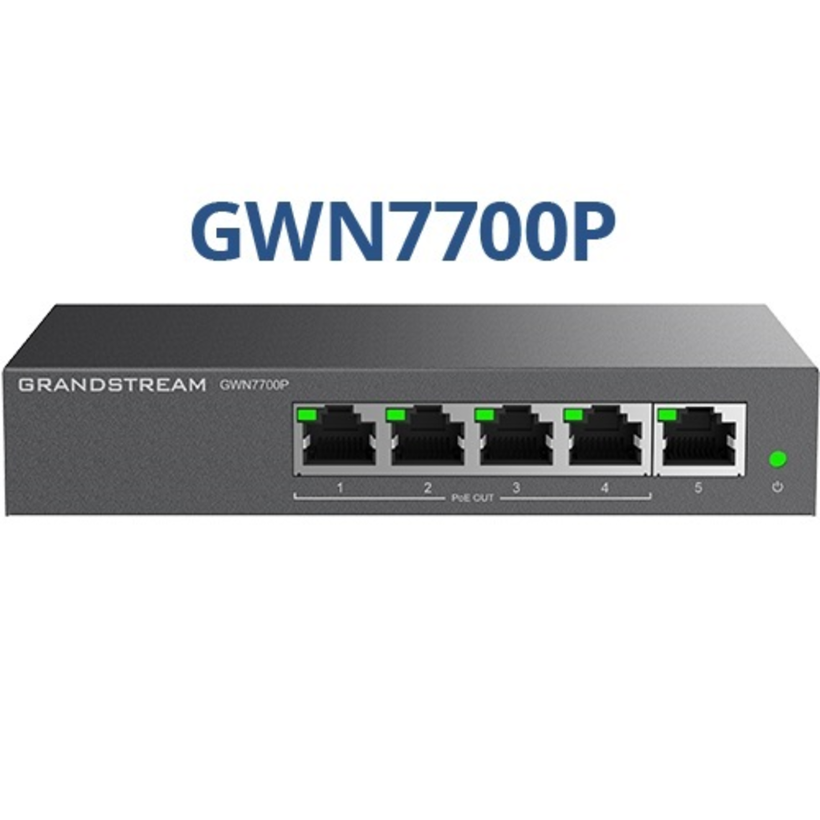 Grandstream Networks PoE Switch GWN7700P 4x PoE up to 1000 1x up to 1000Mpbs