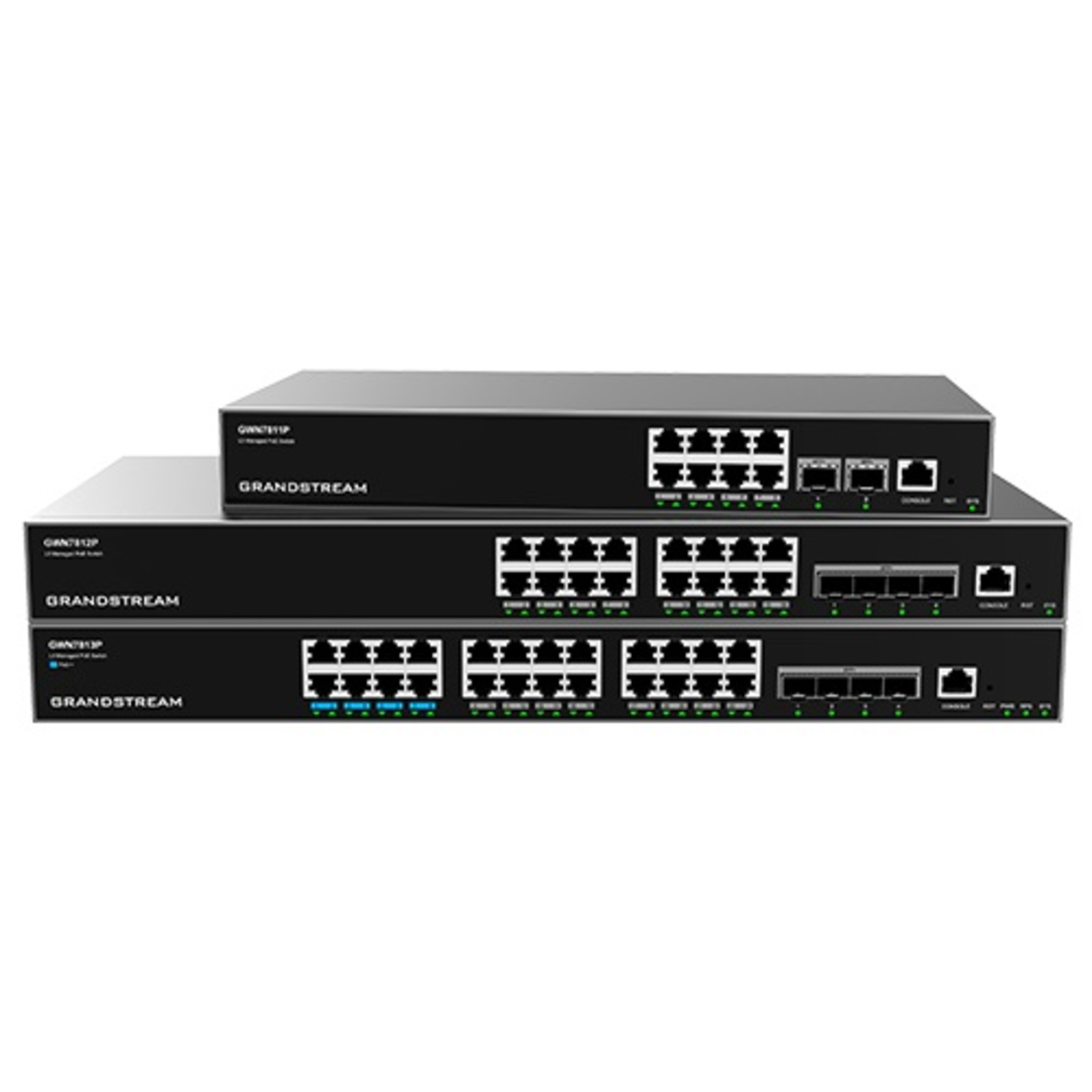 Grandstream Networks GWN7811P Layer-3 Managed Switch 8-Port PoE Switch 8-Port