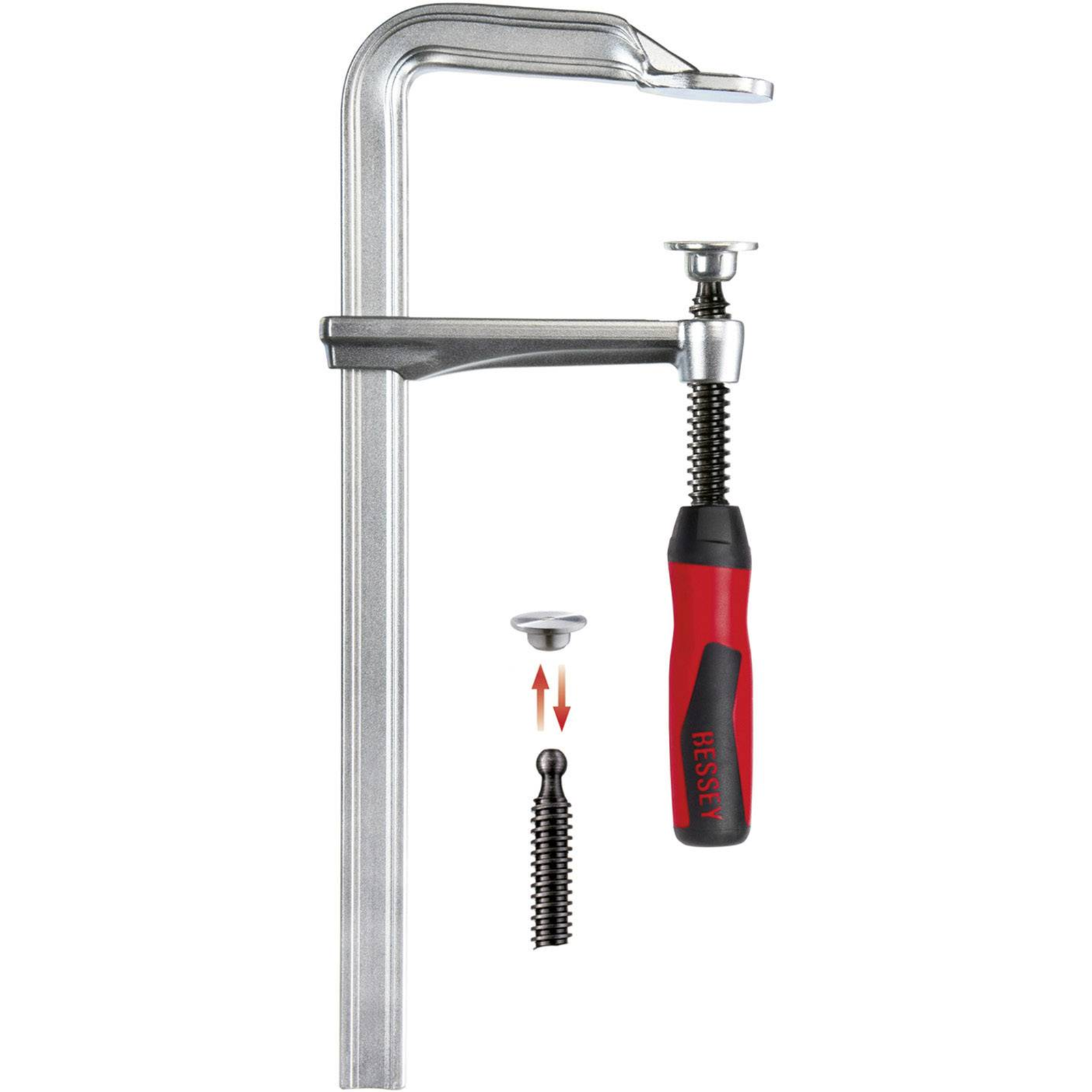 Bessey Screw Clamp GZ16-2K Black Red 160 80