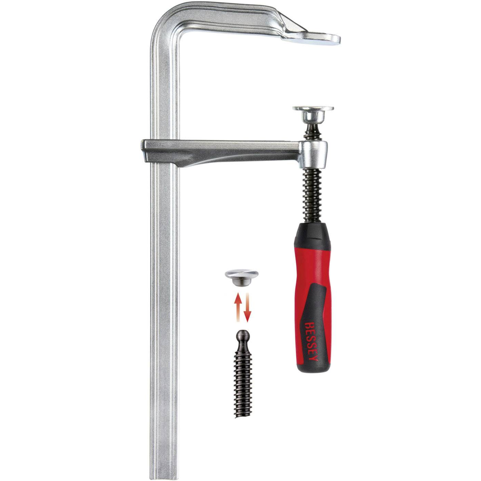Bessey All-steel Screw Clamp GZ-2K Clamping W.800mm A.120mm 2-K Handle