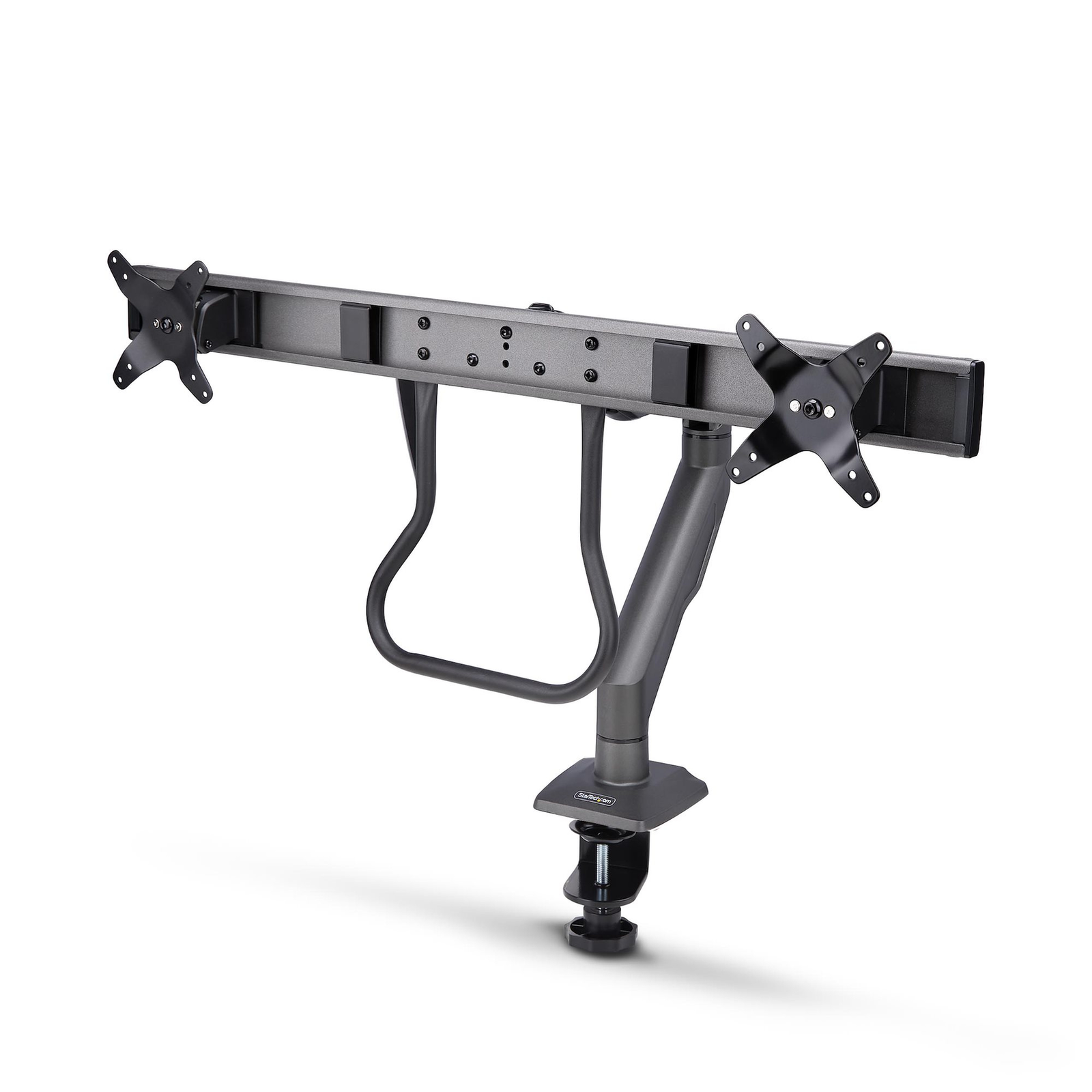StarTech Desk Mount Dual Arm W/ Crossbar up to 27inch Displays Mounting Kit Articulating Mechanical