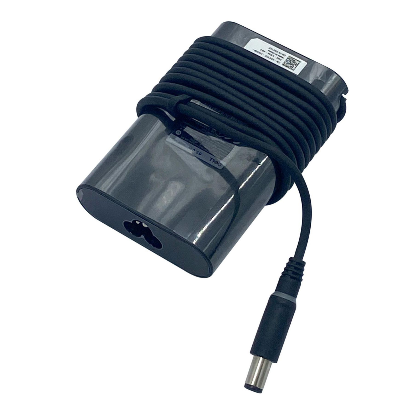 Dell AC Adapter 19.5V 3.34A 65W (7.4mmx5.0mm) Includes Power Cable New Style PA-12 Rounded Sides