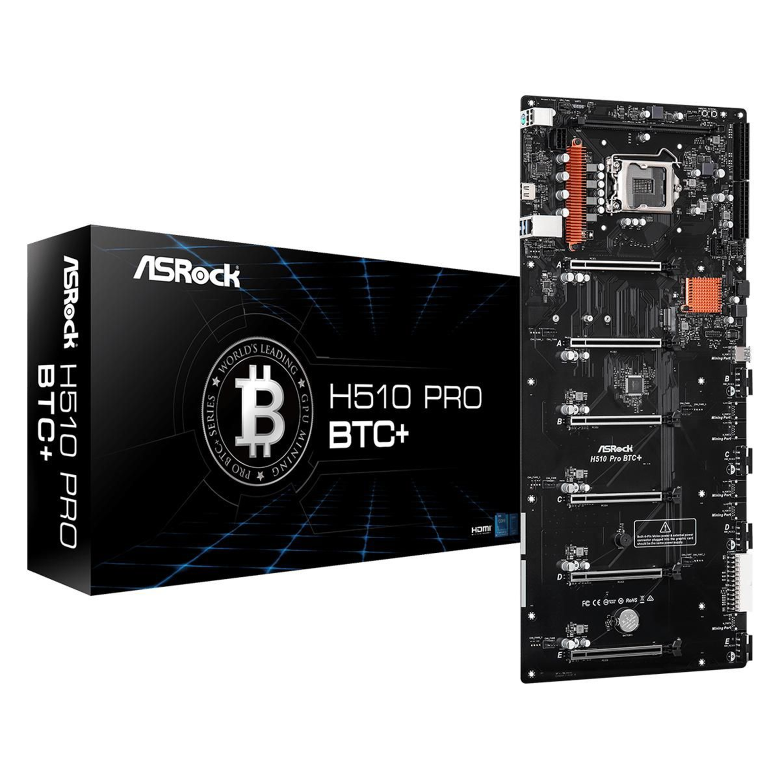 ASRock H510 PRO BTC+ Motherboard