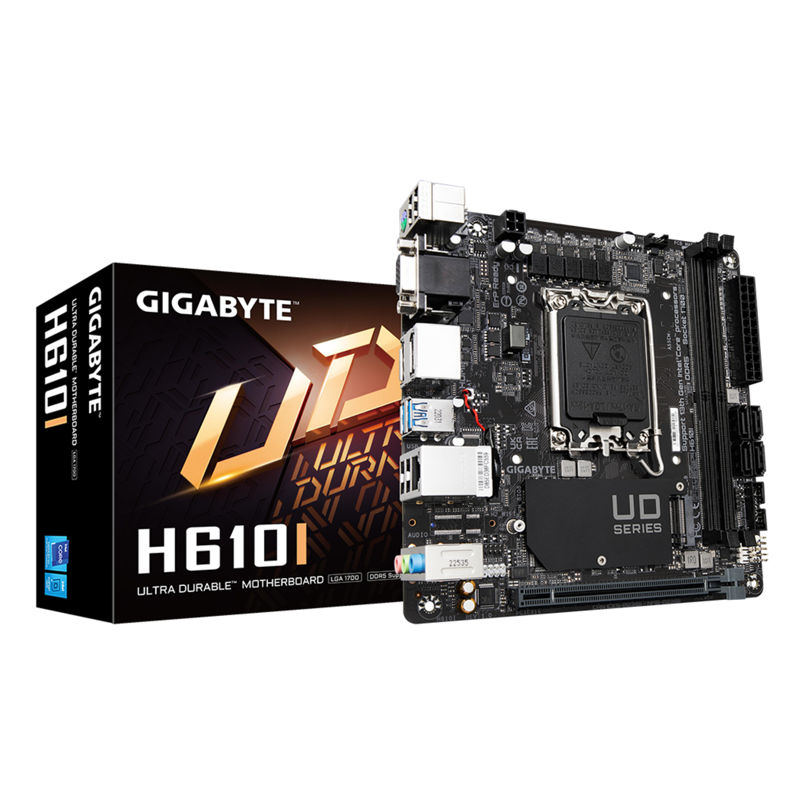 GIGABYTE H610I H610,S1700,mITX,DDR5