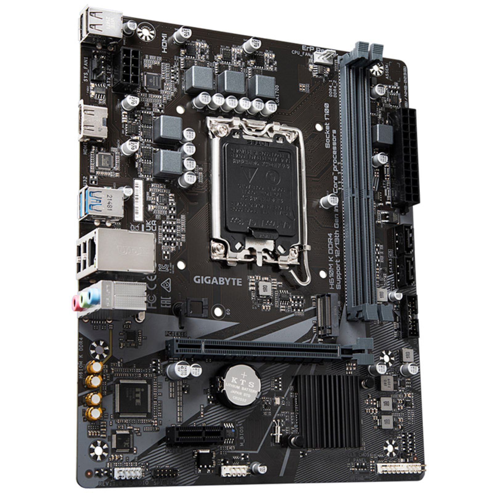 GIGABYTE H610M K DDR4 H610,S1700,mATX,DDR4