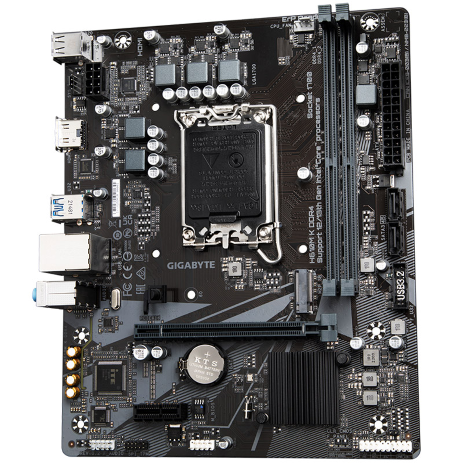 GIGABYTE H610M K DDR4 H610,S1700,mATX,DDR4