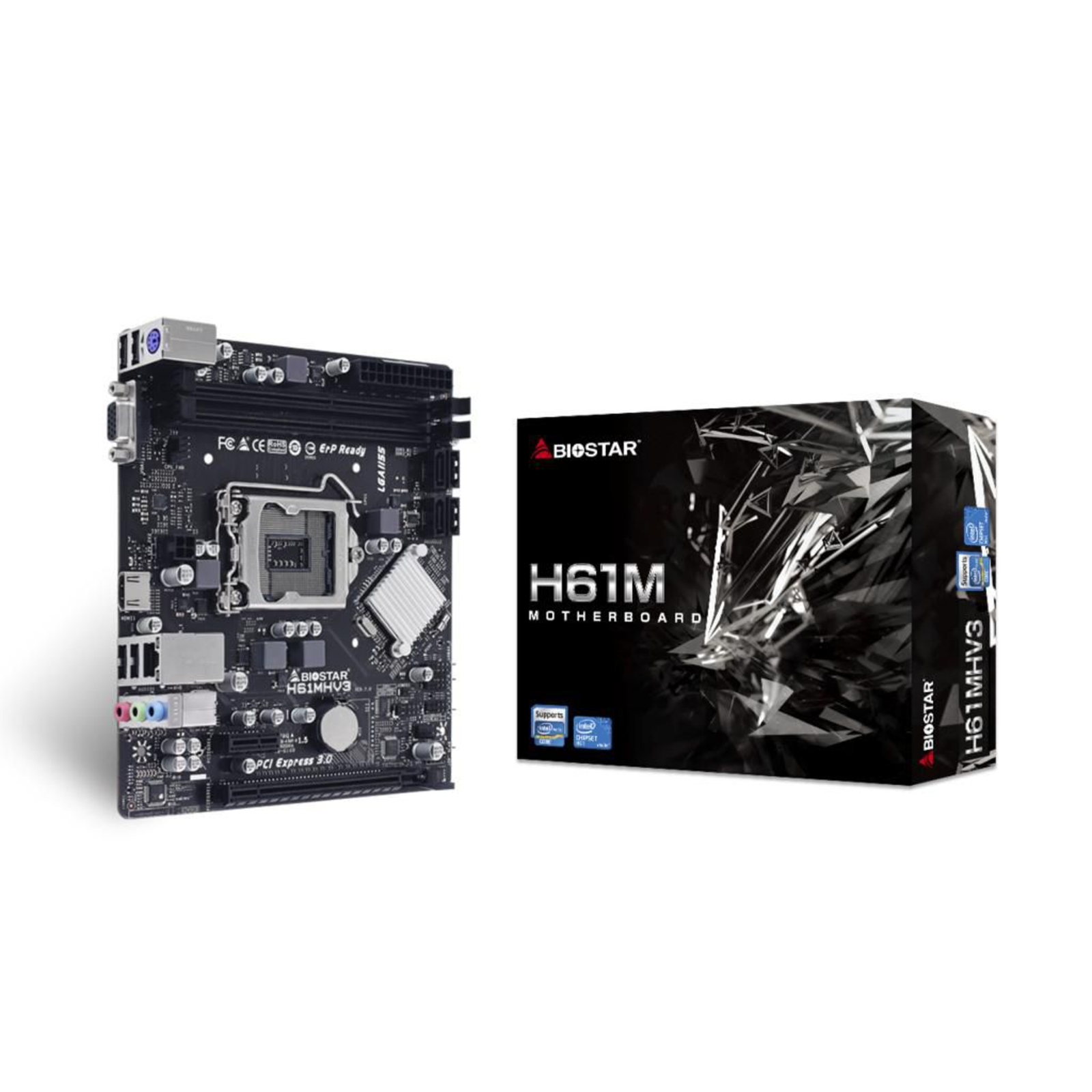 BIOSTAR H61MHV3 H61,S1155,mATX,DDR3