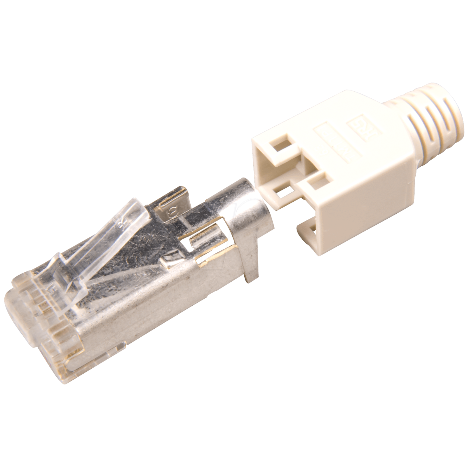 EFB Elektronik RJ45 Hirose Connector STP TM11 beige 100 Pieces 3 Elements Cat. 5e