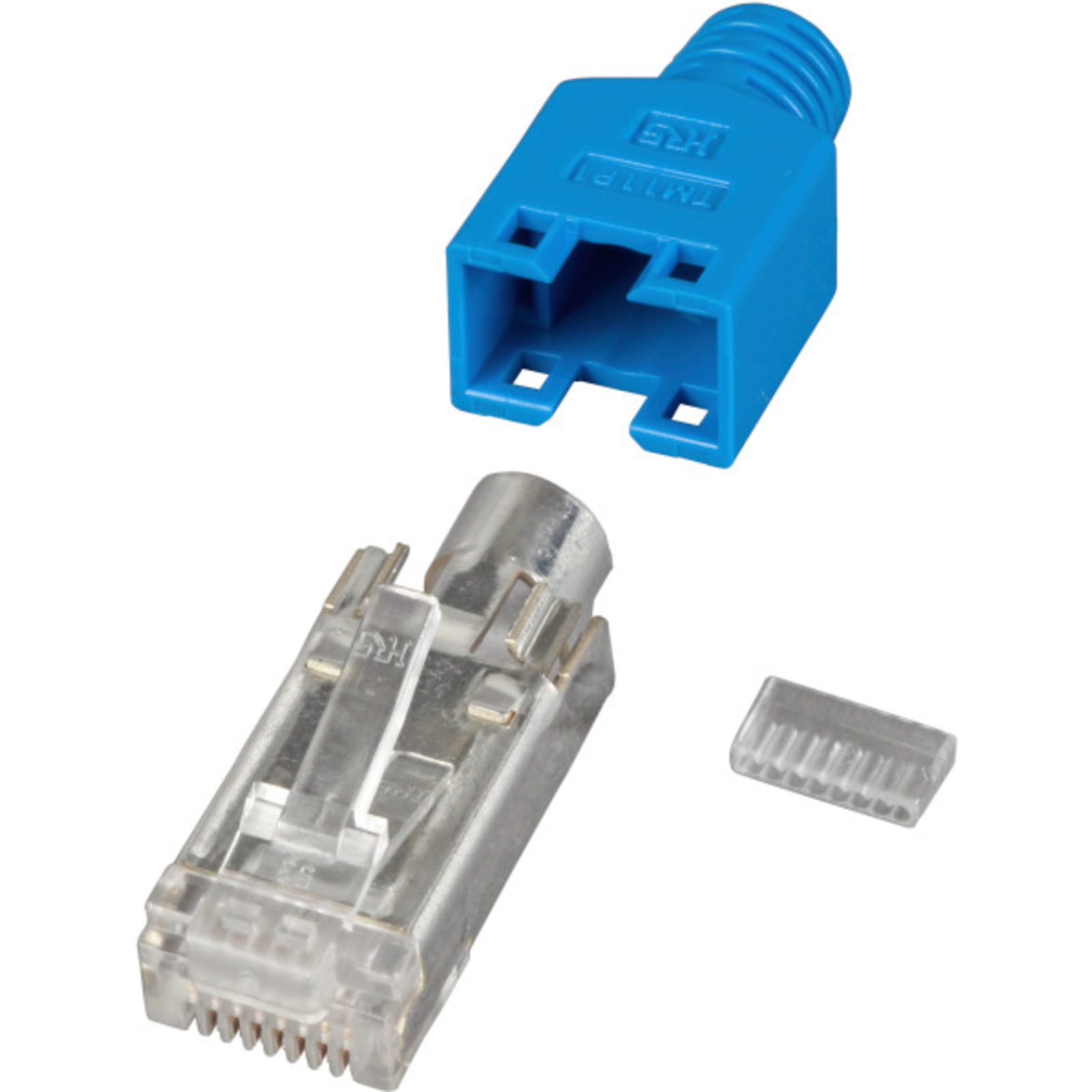 EFB Elektronik RJ45 Hirose Connector STP TM11 Blue 100 Pieces 3 Elements Cat. 5e