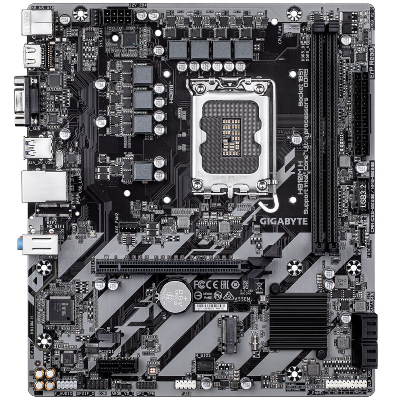 Gigabyte H810M H LGA1851 MB