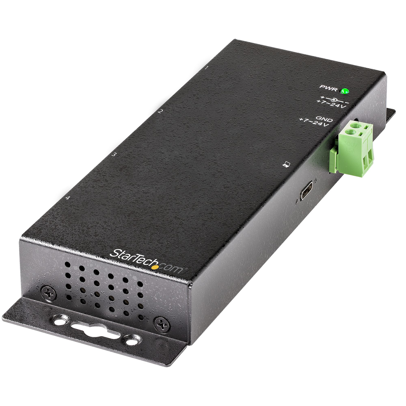 StarTech.com 4-port USB-C Hub 10GBit/s Metal Industrial USB-C Hub 2x USB-C & 2x USB-A ESD