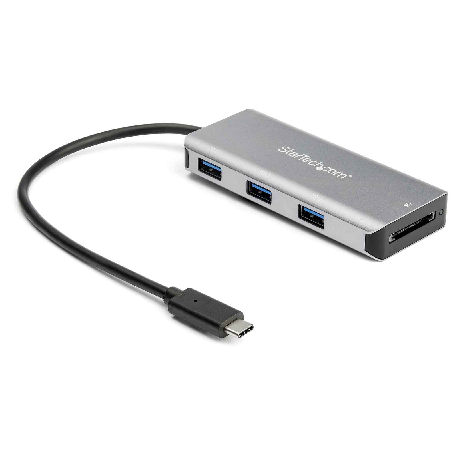 StarTech.com 3 Port USB-C Hub with 10 Gbit-s And SD Card Reader 3x USB-A And 1x SD Slot