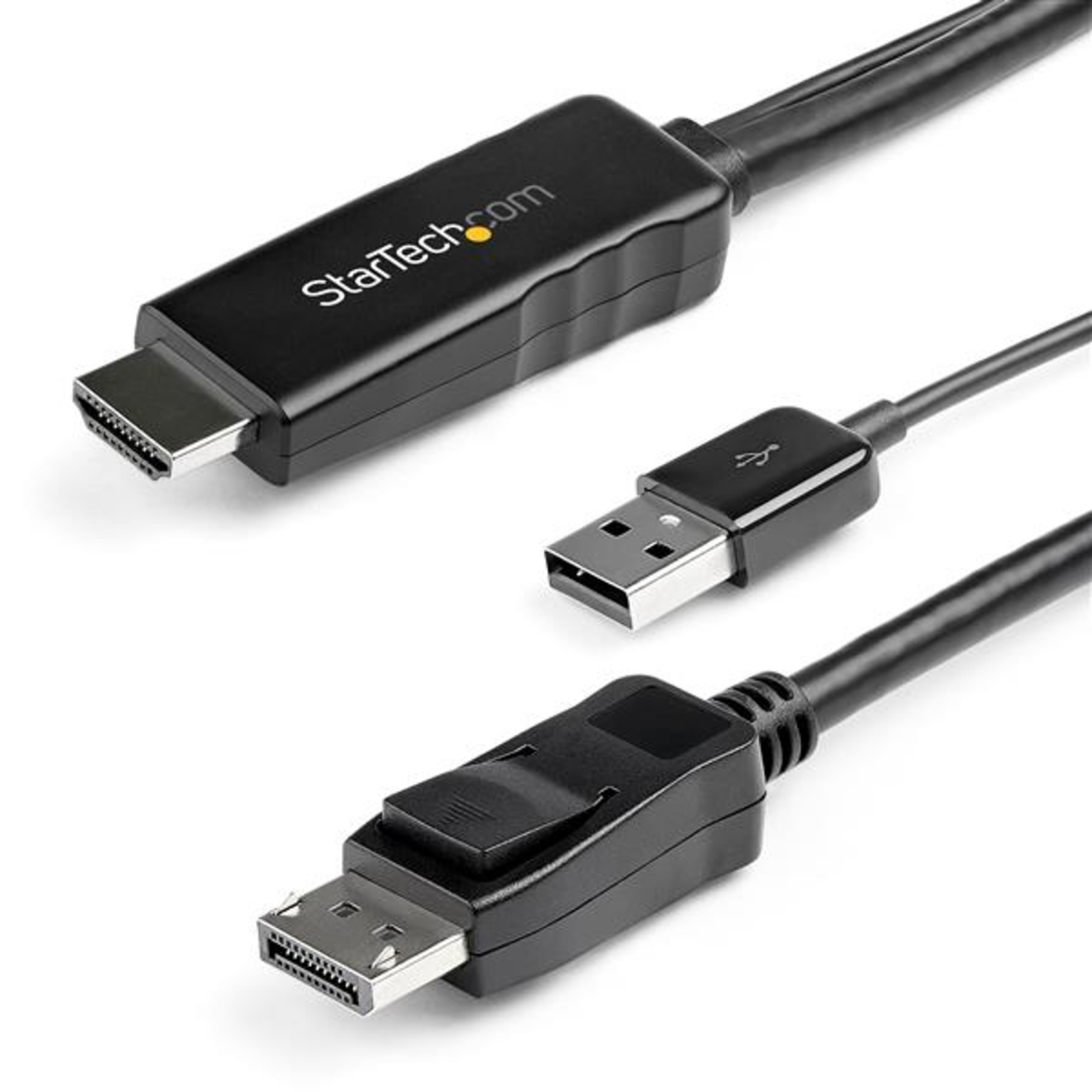 StarTech.com 4K HDMI to DisplayPORT Cable 4K 30HZ USB-POWERED