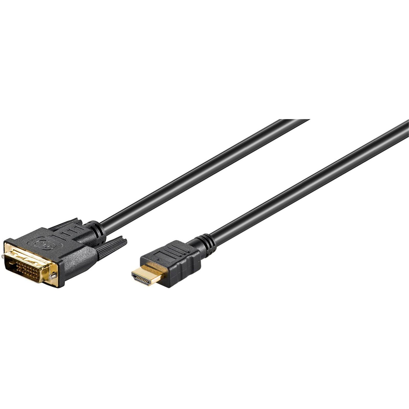 Micro Connect HDMI 19 DVI-D M-M Cable 5m HDMI Type A DVI-D 24+1 M-M