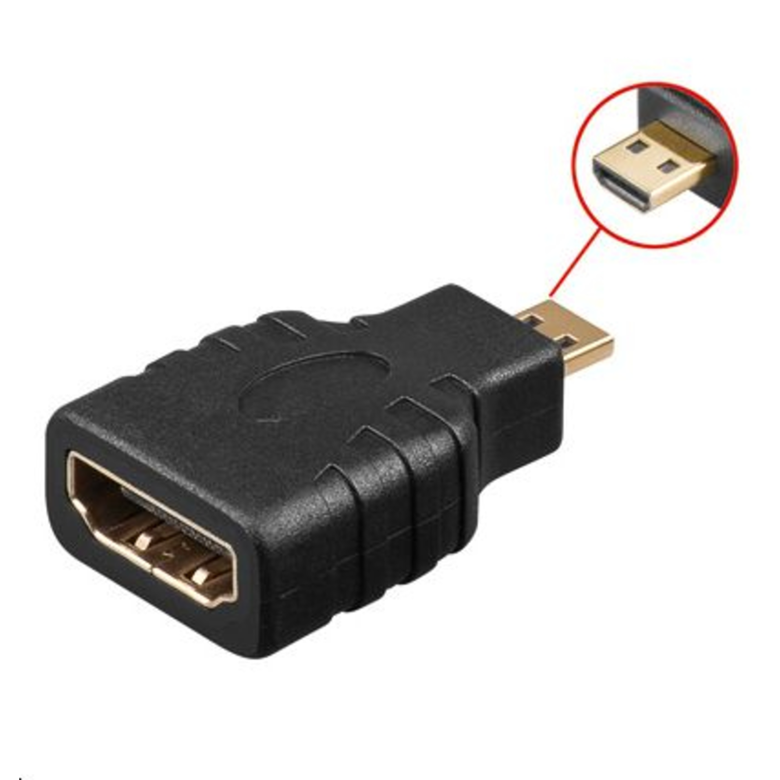 Micro Connect HDMI 19 HDMI to MicroHDMI Adapter HDMI Female to HDMI Male Micro