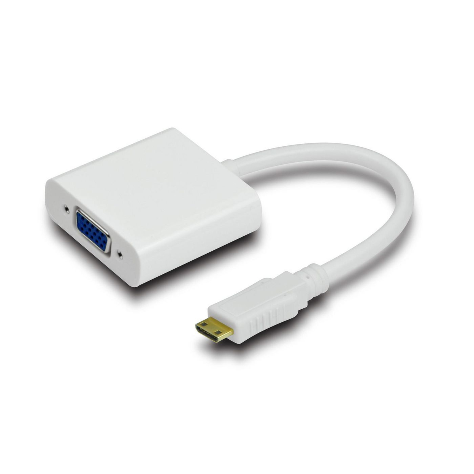 Micro Connect HDMI Mini 19C-VGA Adapter M-F HDMI Mini Type VGA White