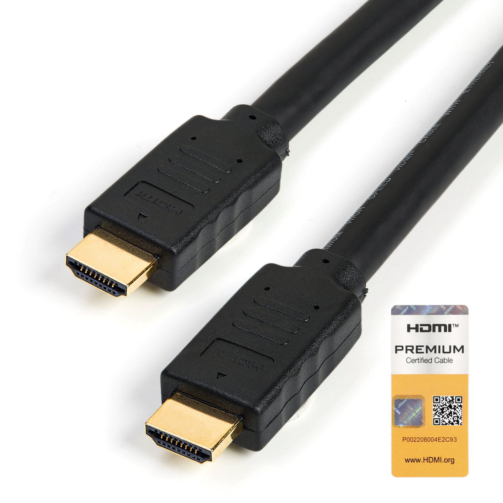 StarTech.com Premium High Speed HDMI Cable with Ethernet 4K 60Hz 5m 5 M HDMI Type A Standard