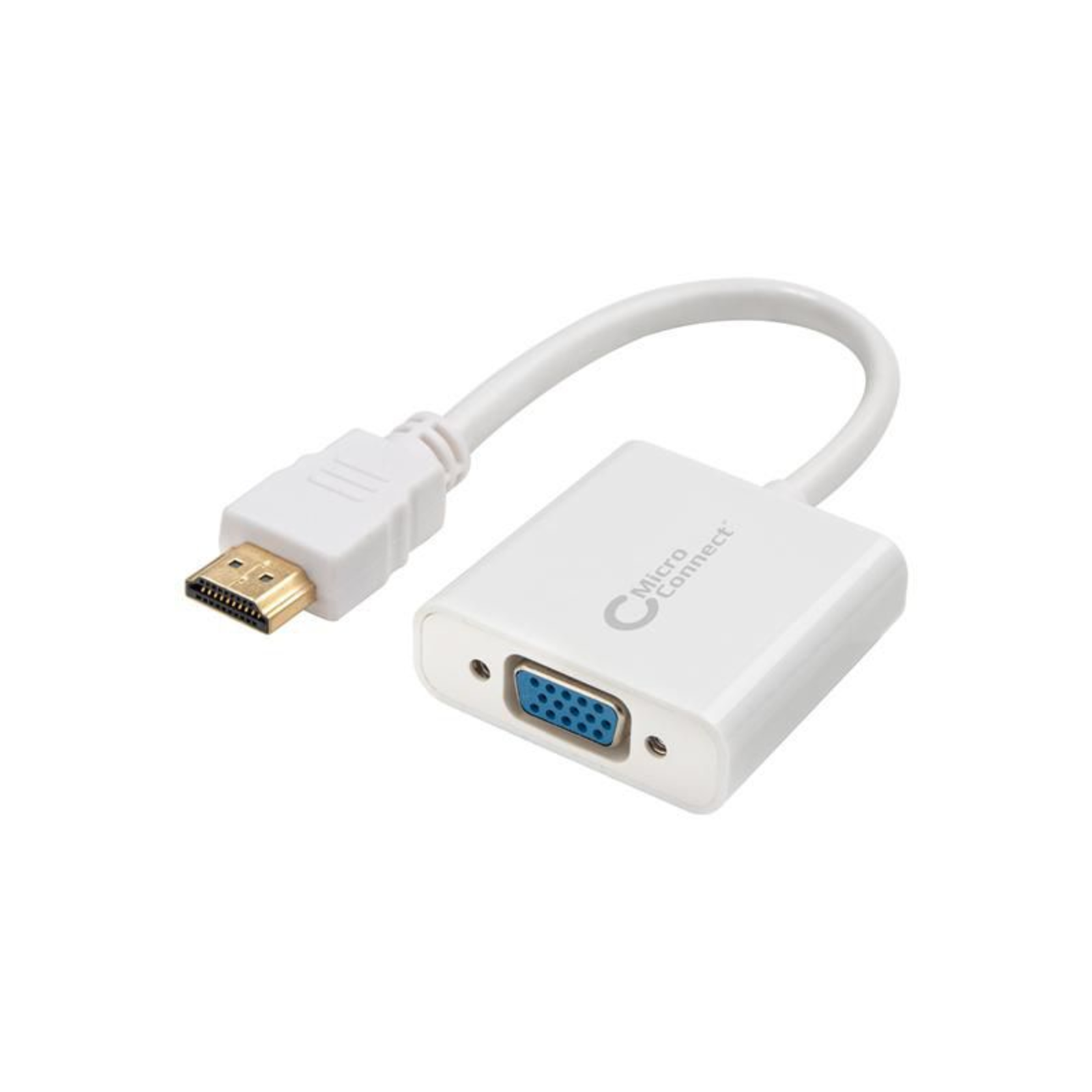 Micro Connect Adapter HDMI VGA M/F White Dont Support Audio