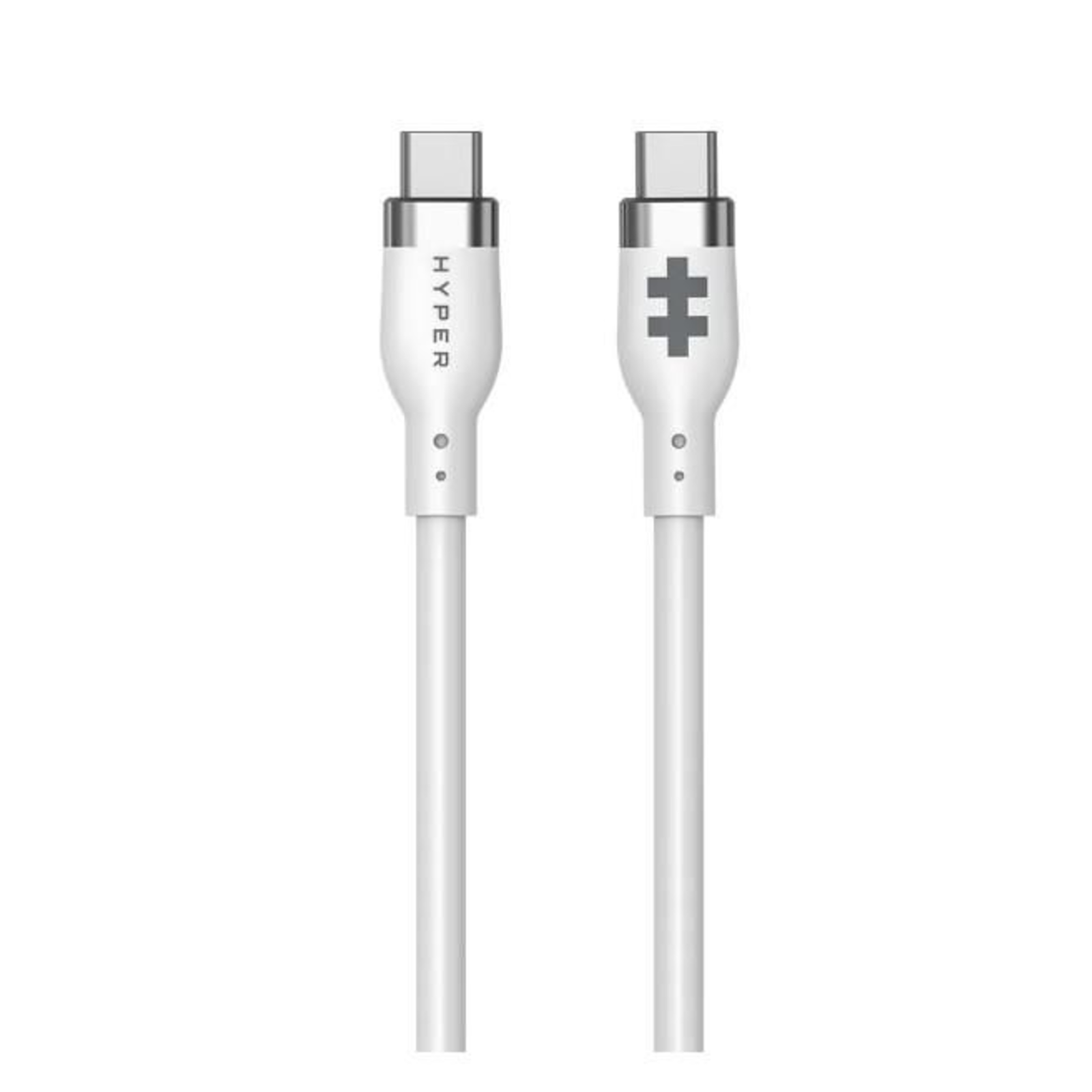 Targus Hyper 1.5m Silicone USB-C to USB-C 60W Charging Cable White (HJ4011WHGL)