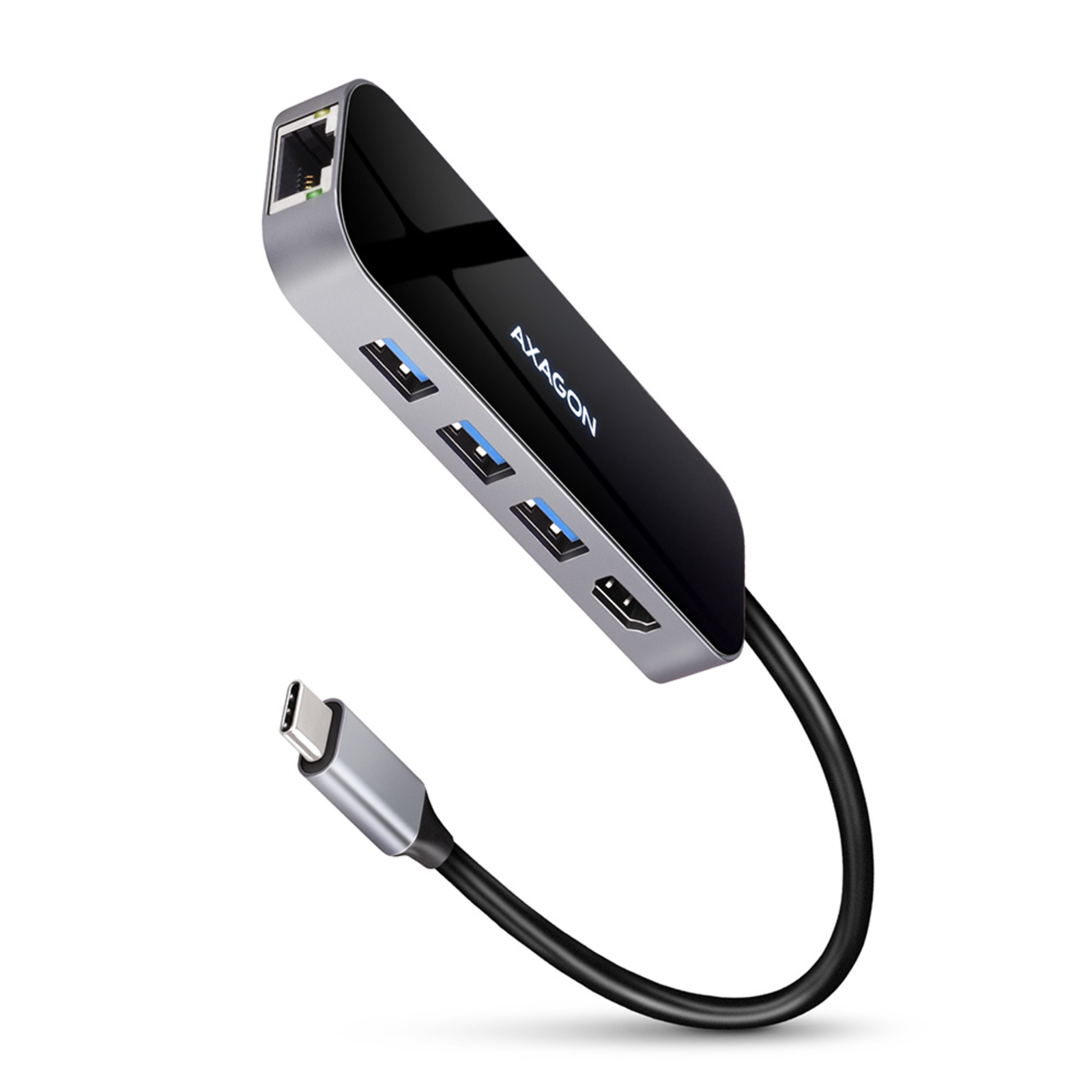 Axagon HMC-6GL Portable USB-C 3.2 Docking Station (Black)