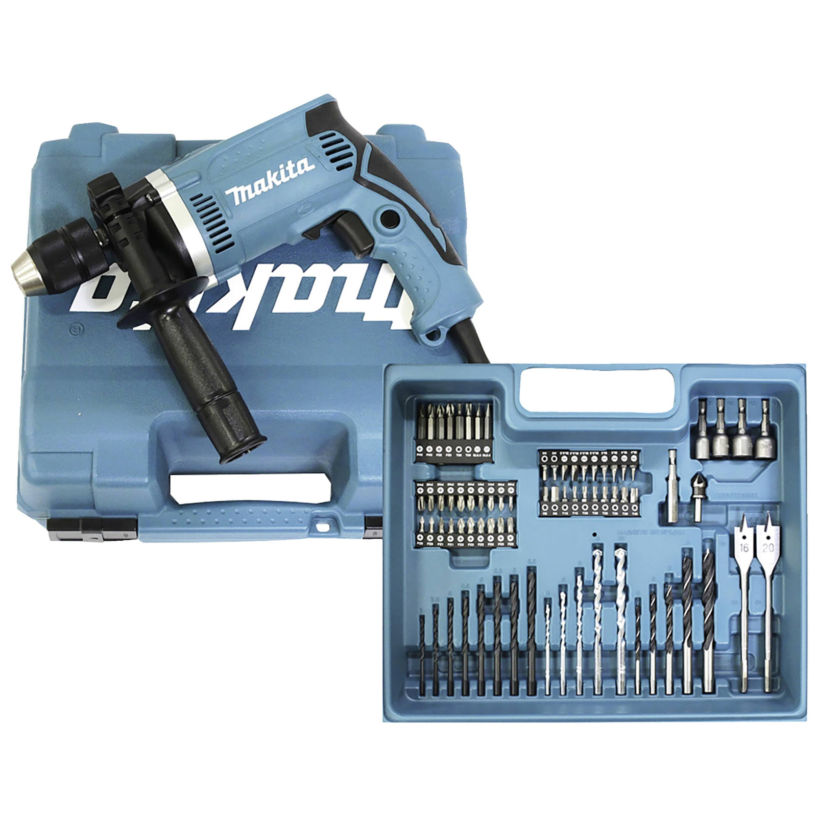 Makita HP1631KX3 Right-angle Drill without Key 1.3cm 3200 RPM 3cm 1.3cm