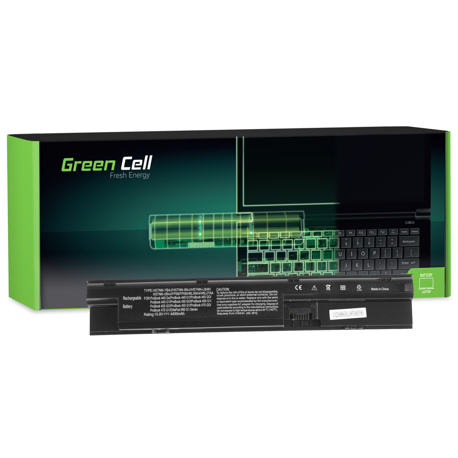 Greencell Laptop Battery for HP ProBook 440 470 G1 G2 11.1V 4400mAh