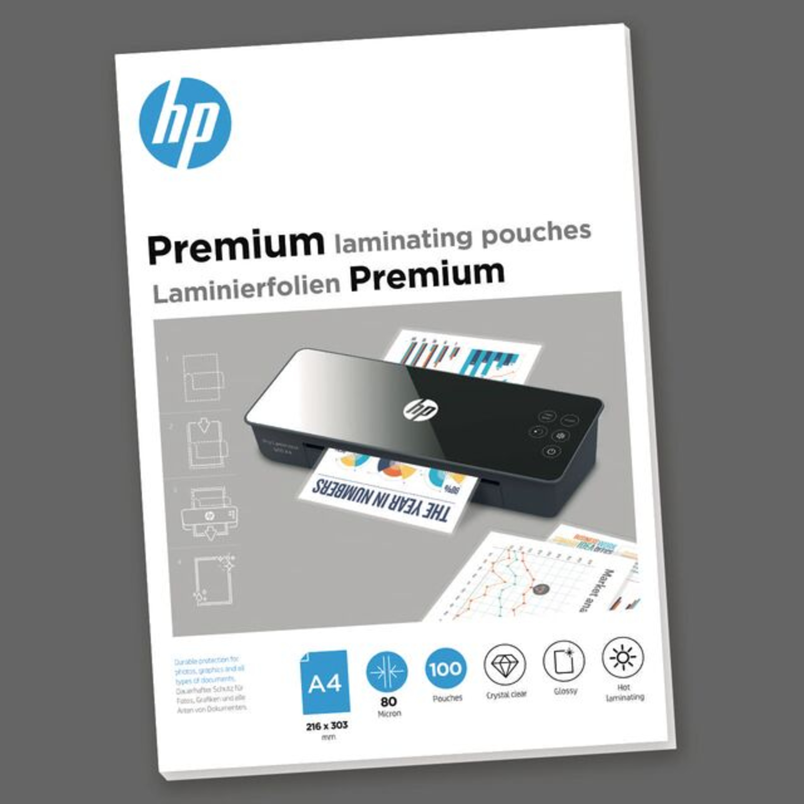 HPI Laminating Foil PREMIUM A4 80 Mic 100 Pcs.