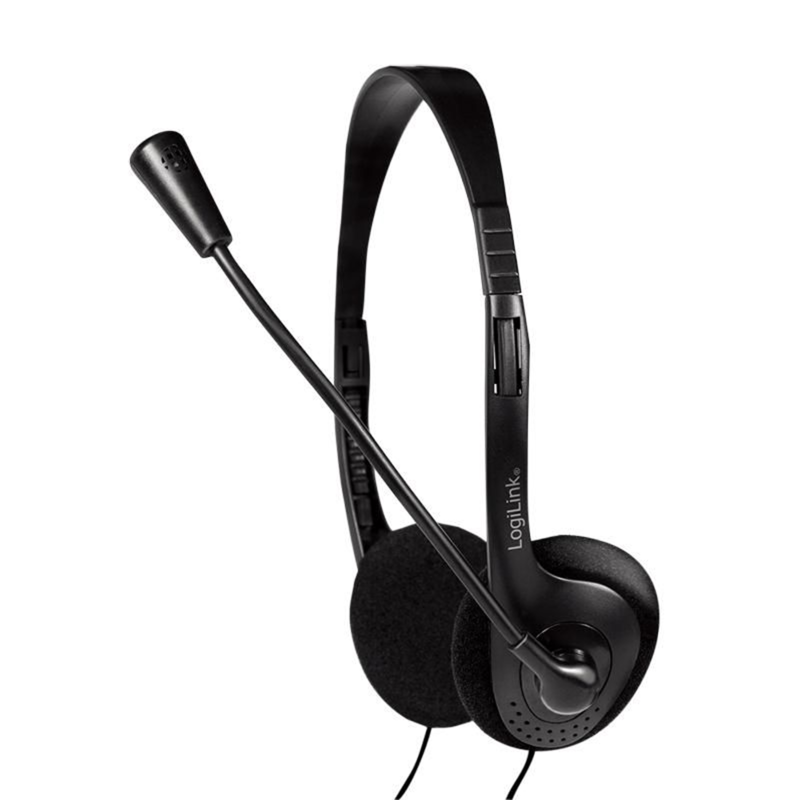Logilink HS0052 Headset On-ear Wired 3.5 Mm Plug Black (HS0052)