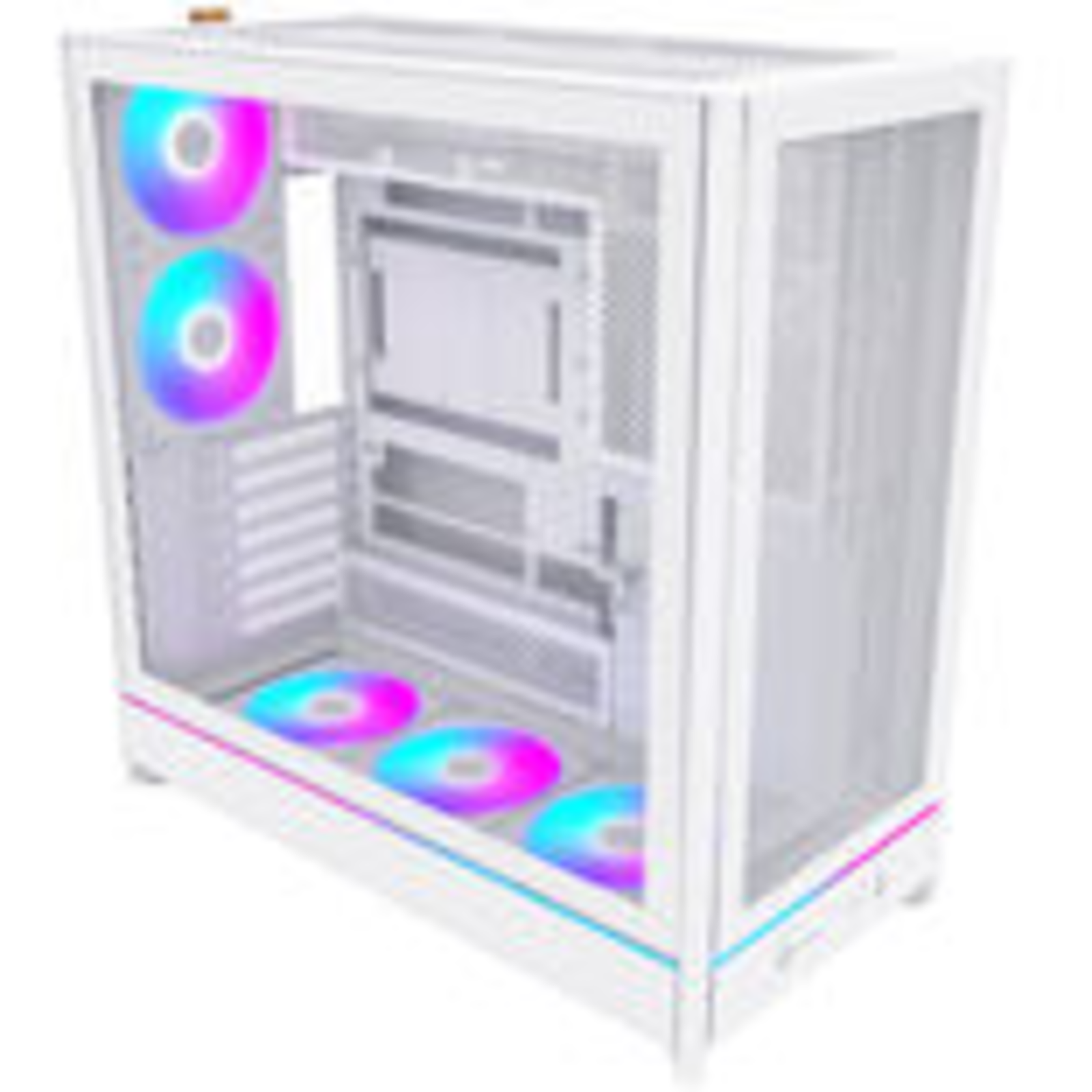 MONTECH HS01 PRO White Tempered Glass
