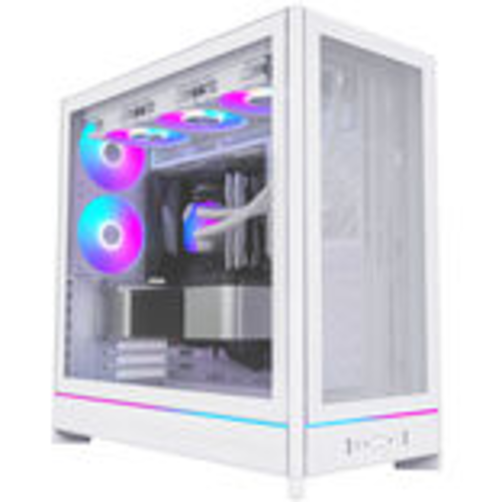 MONTECH HS01 PRO White Tempered Glass