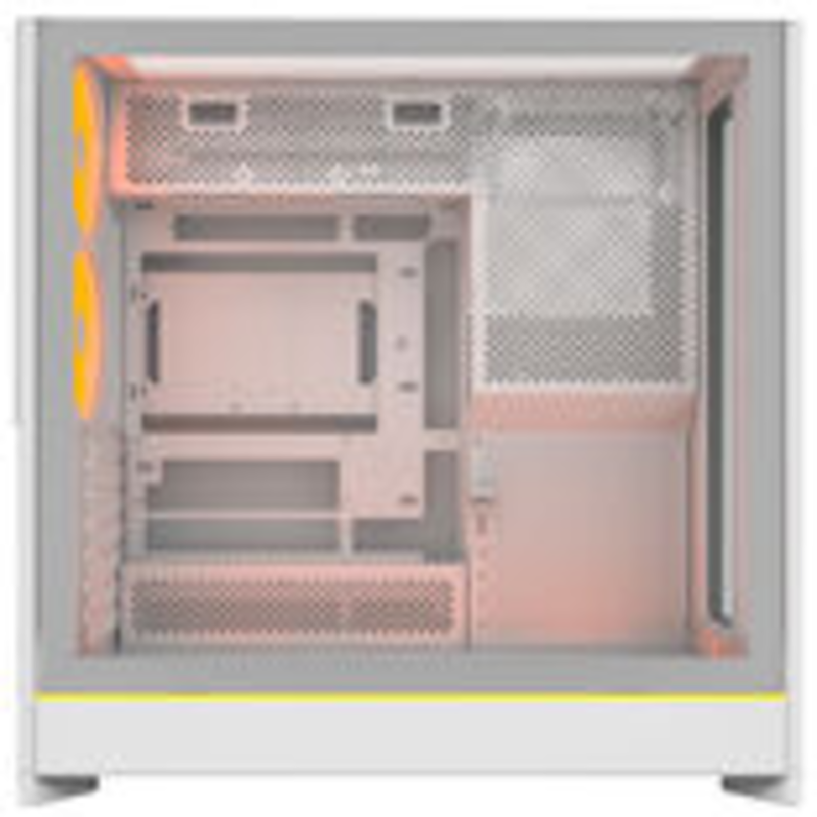 MONTECH HS01 PRO White Tempered Glass