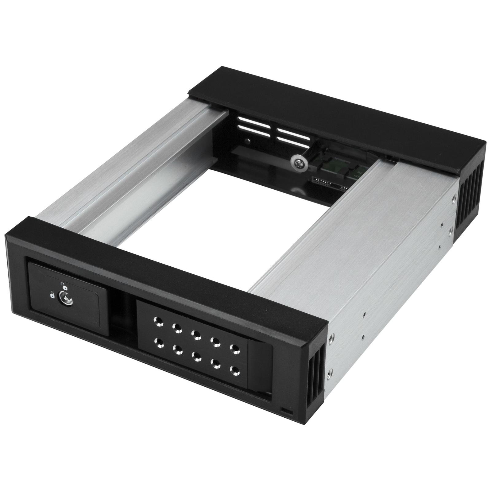 StarTech.com 5.25 to 3.25 Hard Drive Bay Adapter 3.5 SATA/SAS Drives Sleeveless SAS/SATA Backplane