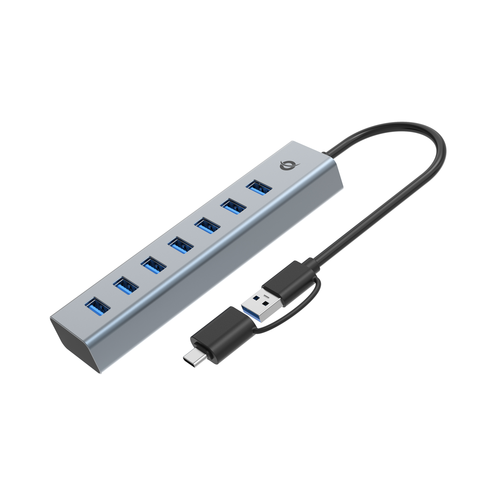 Conceptronic USB Hub 7-port 3.0 -7x3.0 5Gbps Grey