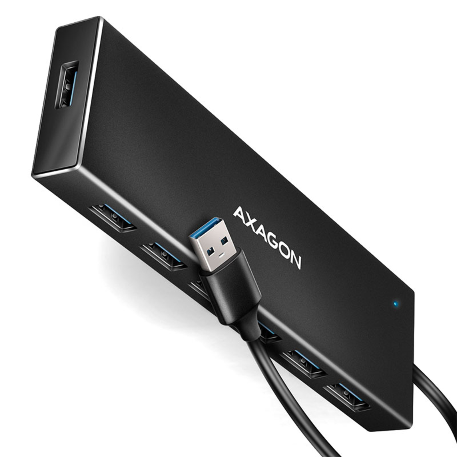 Axagon USB Hub 7x USB 3.2 Gen 1 External Power Supply 1m