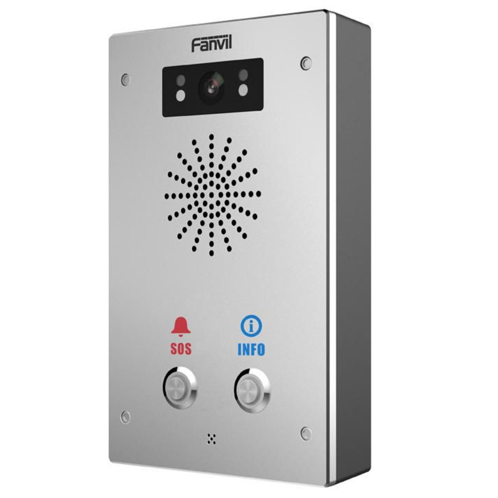 Fanvil I16S-02P Wired IP65 RJ-45 Stainless Steel Wall 195mm