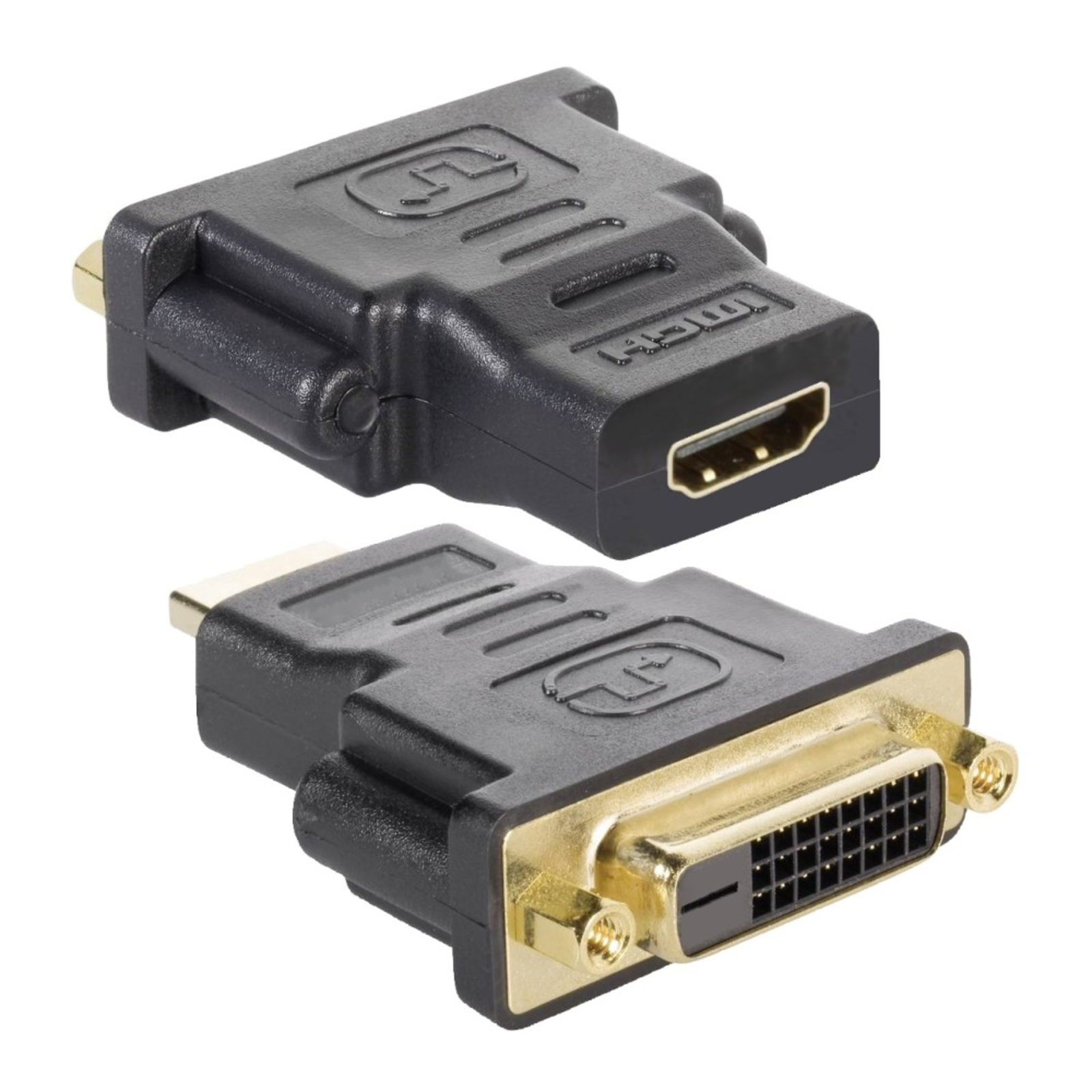 Techly Video Adapter Dual Link HDMI Female to DVI-D Female